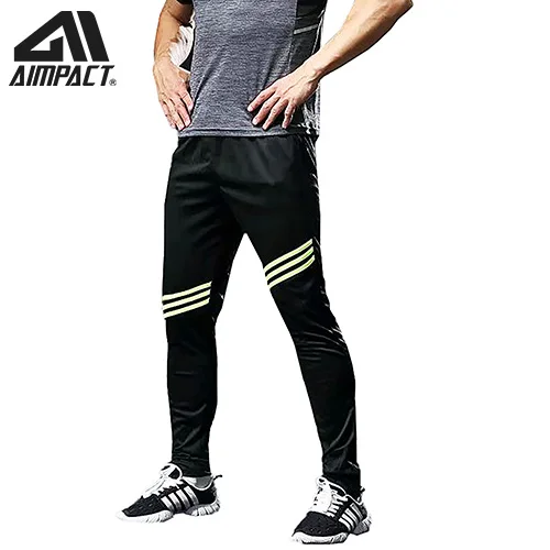 323Green AIMPACT, Мужские штаны для бега, спортивные, для бега, для спортзала, Длинные спортивные штаны, Мужские штаны с карманом на молнии, мужской спортивный костюм, баскетбольные штаны - Цвет: 323Green