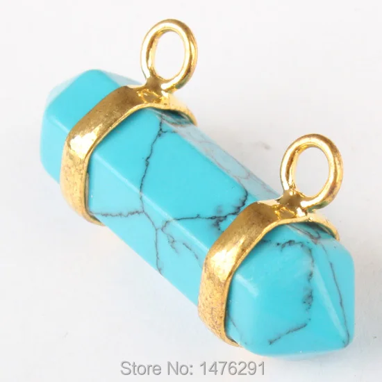 Смешанный камень фиолетовый кристалл Lapis розовый Howlite биконовый граненый бисер