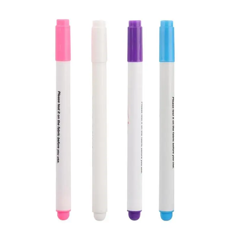 4pcs Coarse 3 шт/4 шт Водорастворимые чернила, маркер для рисования, стирающиеся ручки для вышивания, художественная покраска, маркер, канцелярские принадлежности - Цвет: 4pcs Coarse