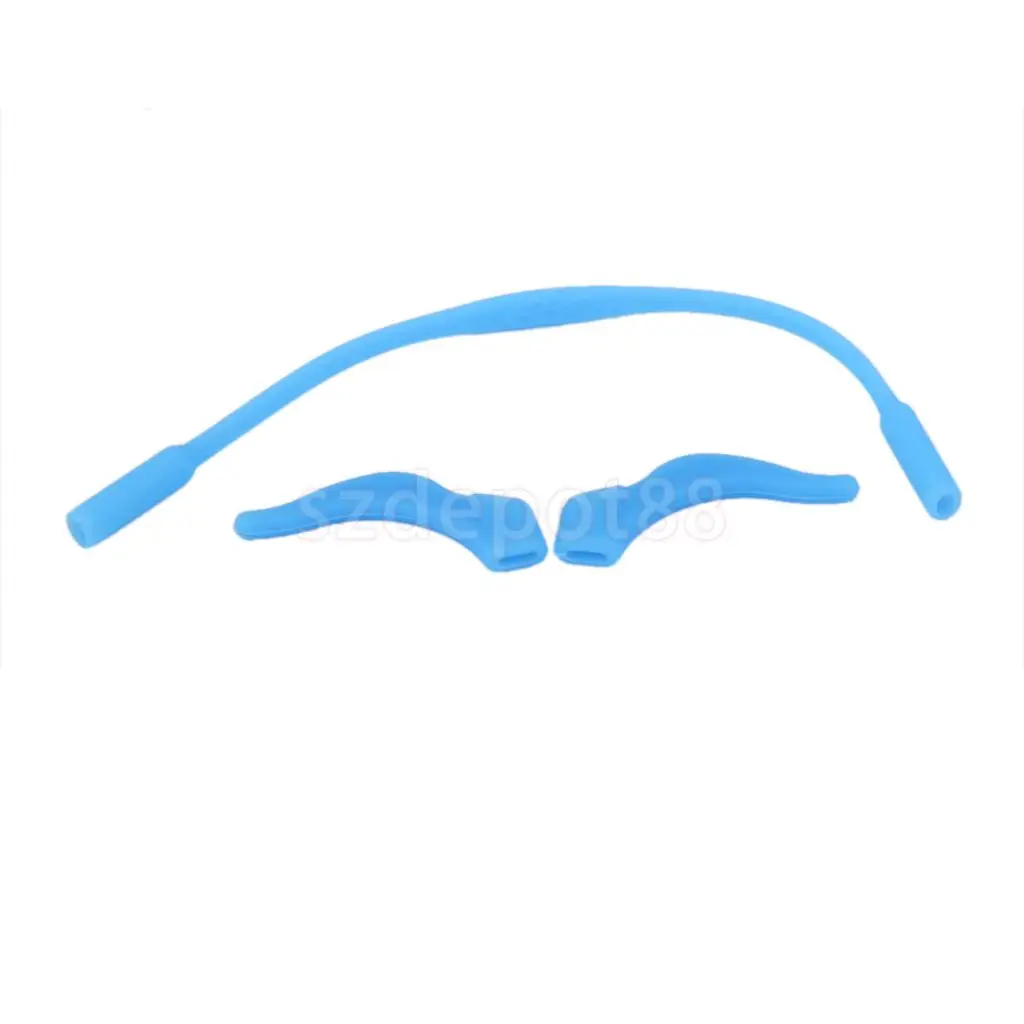 3 комплекта детских спортивных силиконовых ремешков для очков шнурок и