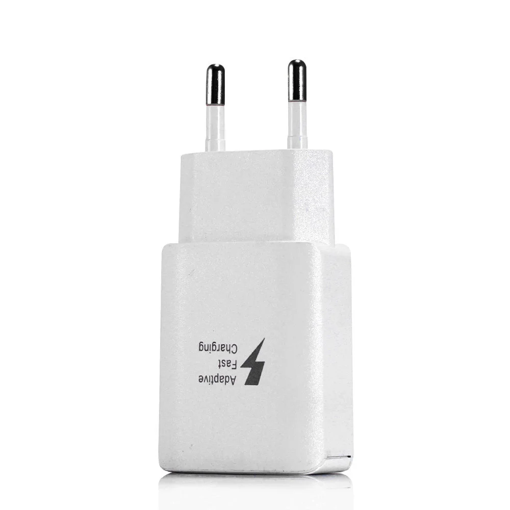 EU White Charger Двойной USB быстрое зарядное устройство для мобильного телефона EU/US вилка настенный адаптер зарядное устройство для путешествий s micro usb кабели для samsung huawei Xiaomi - Тип штекера: EU White Charger