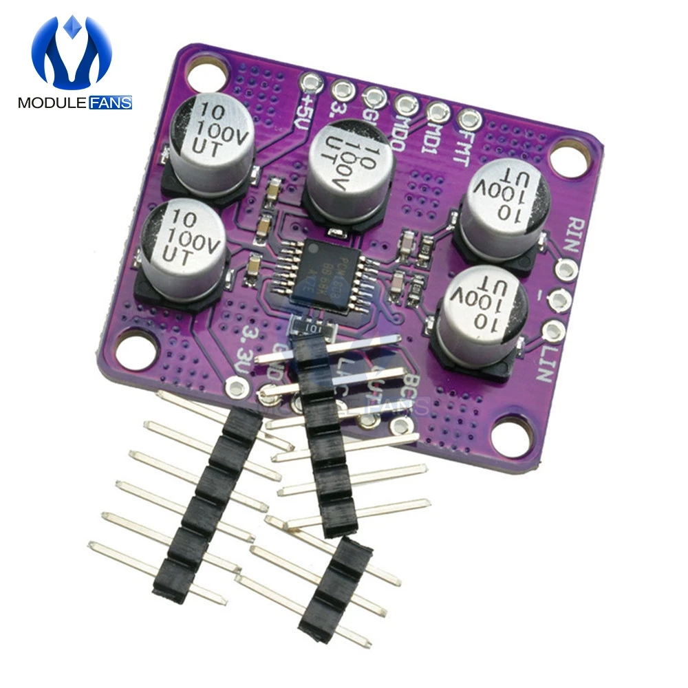 PCM1808 105dB SNR аудио стерео АЦП односторонний аналоговый вход декодер 24bit усилитель доска плеер модуль