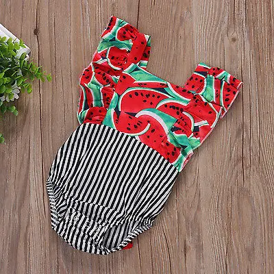 Летняя одежда для новорожденных девочек комбинезон детский хлопковый костюм