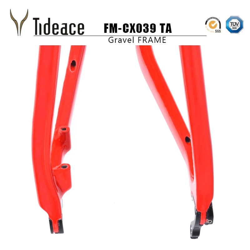 Tideace Post mount Aero Carbon gravel велосипедная Рама S/M/L диск для велосипеда углеродный BB386 accpet