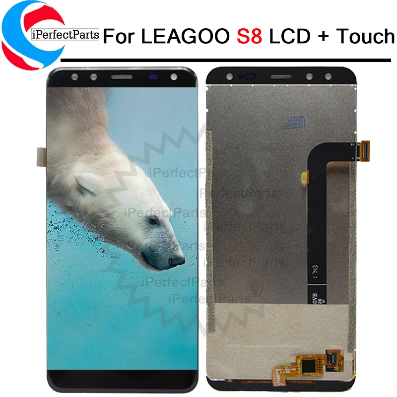 5 72 дюймовый ЖК дисплей для LEAGOO S8 кодирующий преобразователь сенсорного экрана в