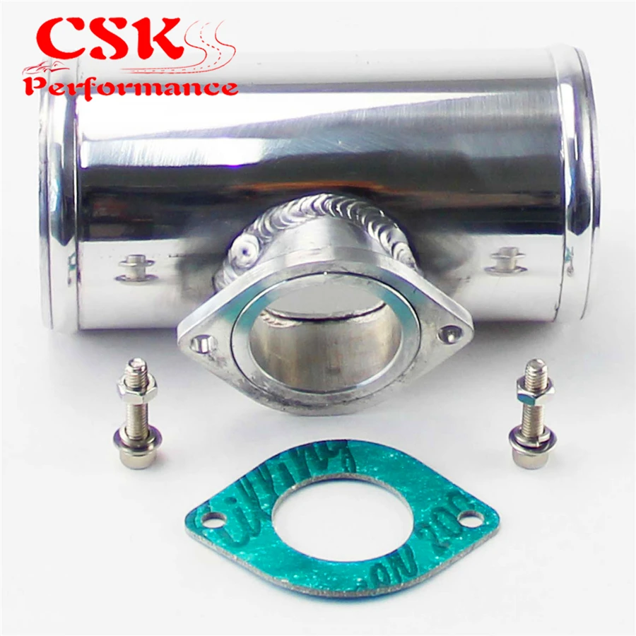 1/4 &quot70 мм Тип R RS RZ BOV выдувной клапан фланец адаптер Полированная алюминиевая