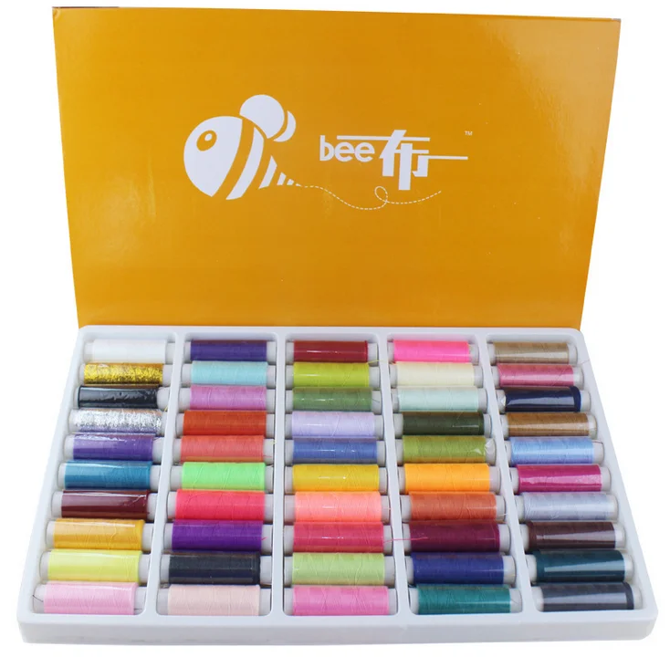 50 цветов в упаковке 40 S/2 тонкая швейная нить для ручного шитья проект сделай сам