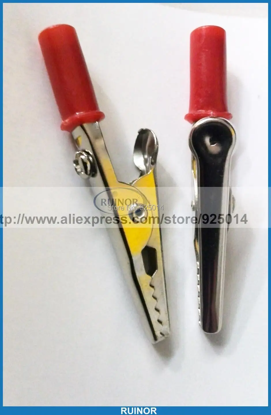 Пластиковый 55 мм тестовый крючок зажим крокодил с банановым гнездом печатная