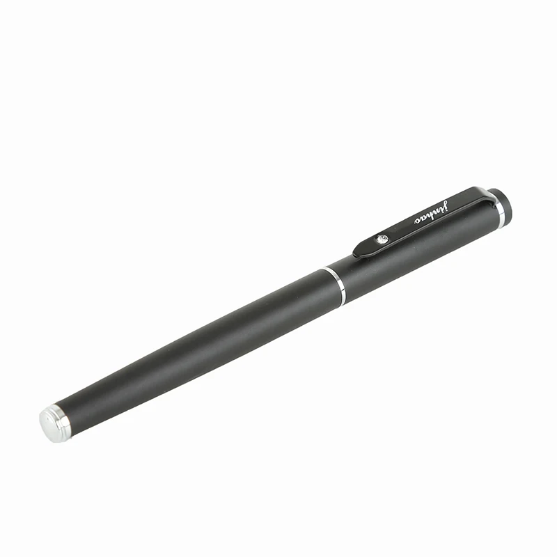 Matte Black Jinhao полностью металлическая авторучка 0,38 мм/0,5 мм чернильные ручки для письма Канцтовары высокое качество 1073 - Цвет: Matte Black