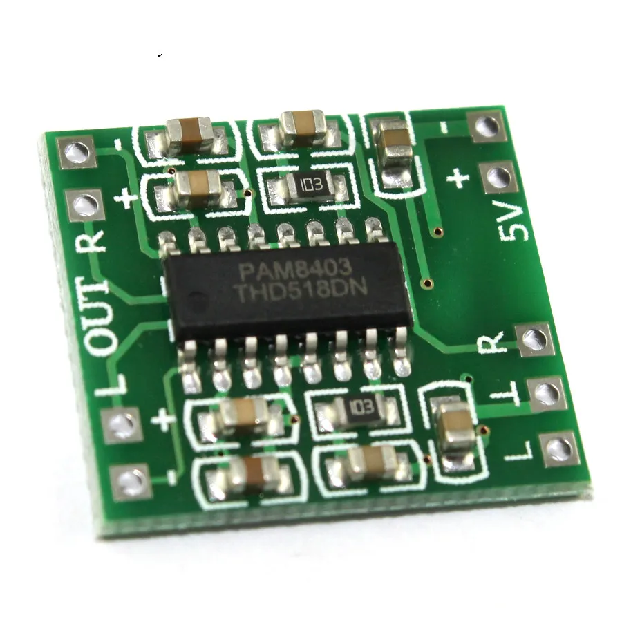 PAM8403 module Super digital amplifier board 2 * 3W Class D efficient 2.5 to 5V USB power supply DIY Kit | Обустройство дома