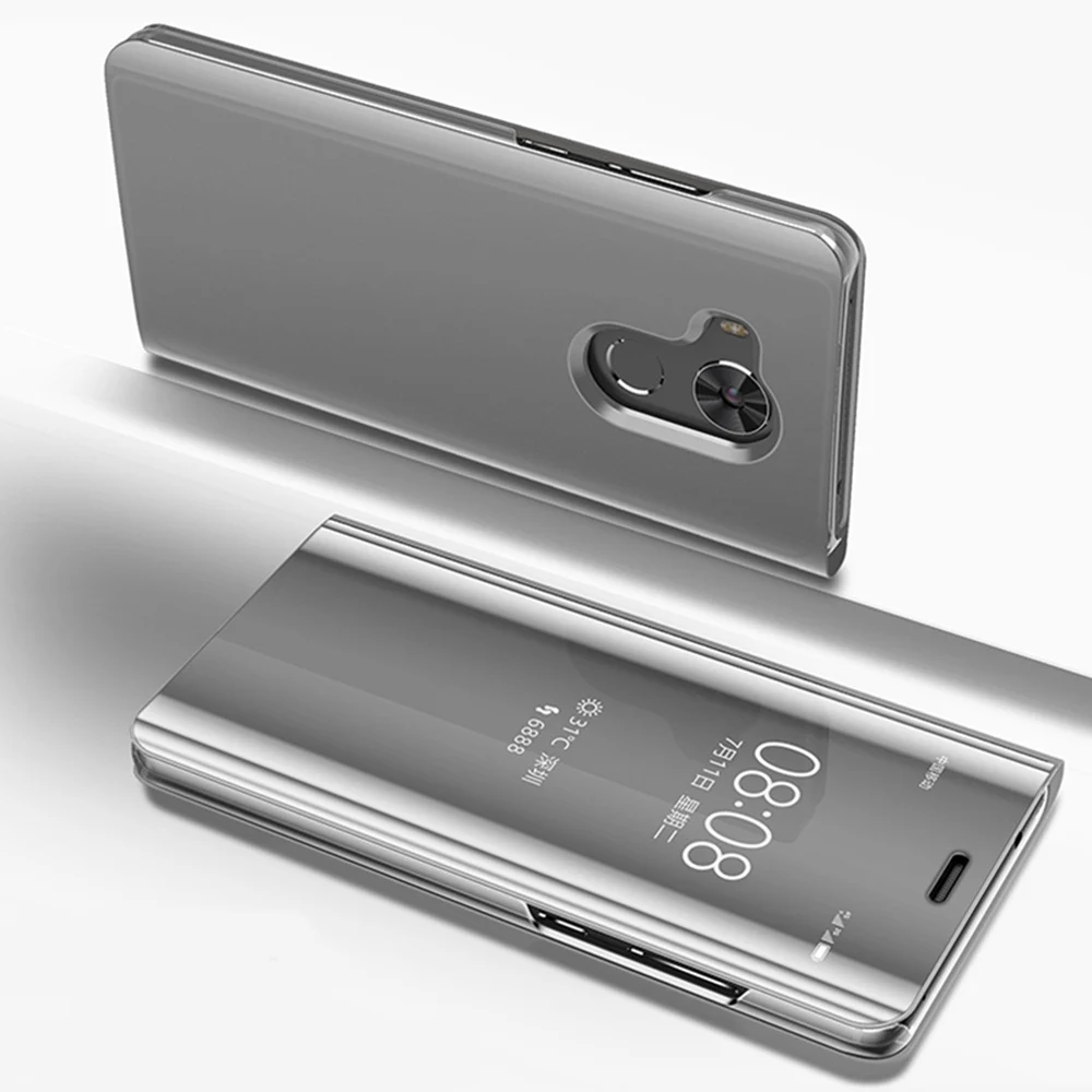 Clear View Smart зеркала телефон для huawei P8 P9 P10 P20 плюс Lite Pro Коврики 8 9 10 20 Honor 8X9