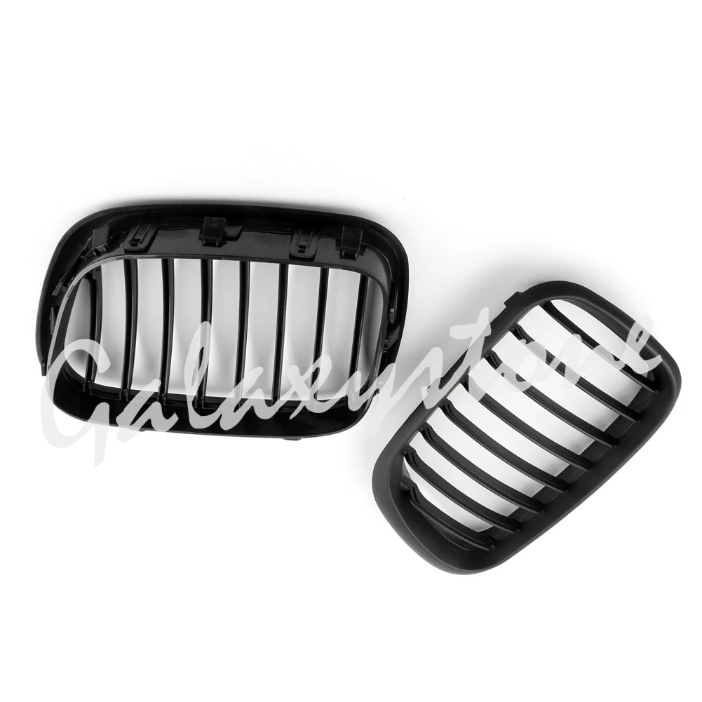 Пара матовый черный почек настройки передней решетки для BMW X5 E53 1998-2003 2001 2002 |
