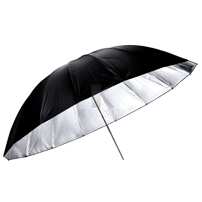 Светоотражающий зонт для фотостудии большой размер 60/150 см 75/185 черный