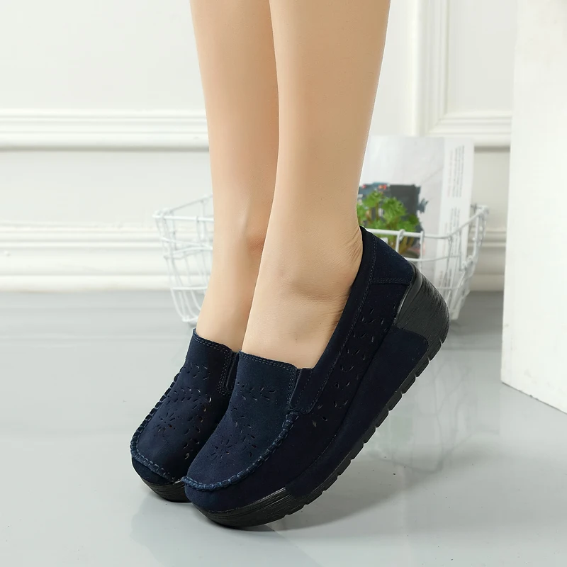 2018 Summer Women Hollow Casual Slip-on Shoes Youths Girls Fashion Shake Autumn Students Height Increasing Platform Shoe | Обувь