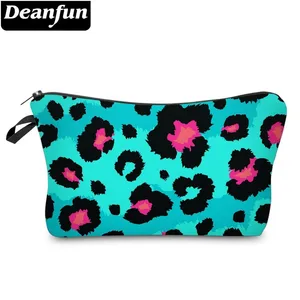 Deanfun леопардовая косметичка, водонепроницаемая Роскошная синяя сумка для туалетных принадлежностей с принтом, мужская сумка по индивидуальному заказу, стиль для путешествий 51488