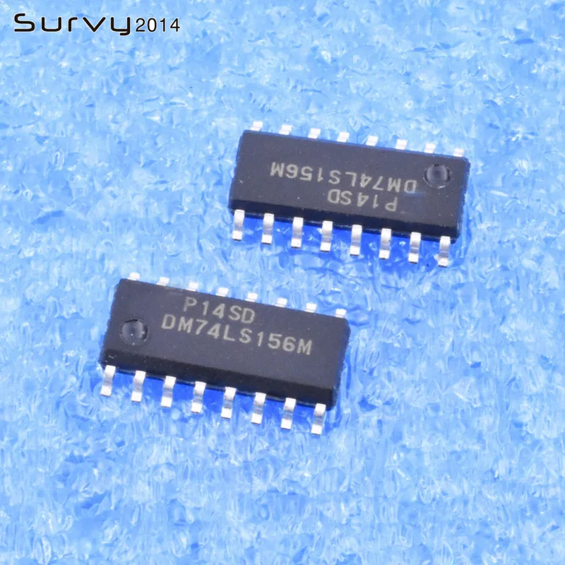 5/10 шт DM74LS156M SOP 16 2 линия к 4 линии декодеры/Demultiplexers IC US|Интегральные схемы| |