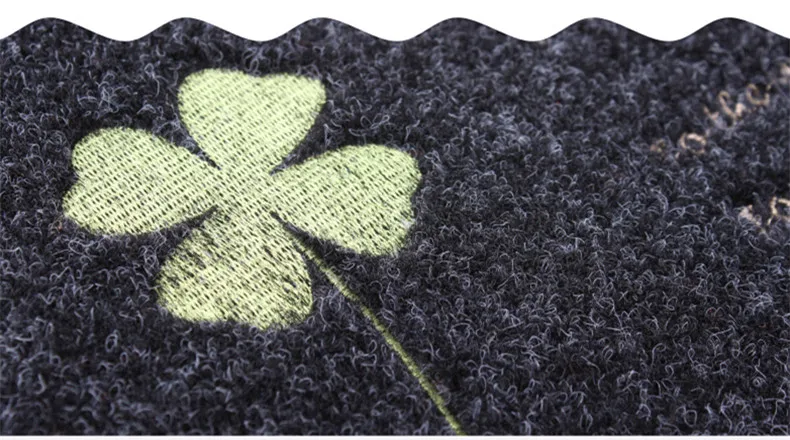 

U-Shaped Strong Water Absorption Bathroom Mats Pastoral Style Embroidered Floral Prints Anti-Slip WC Mats/Toilet Floor Rugs