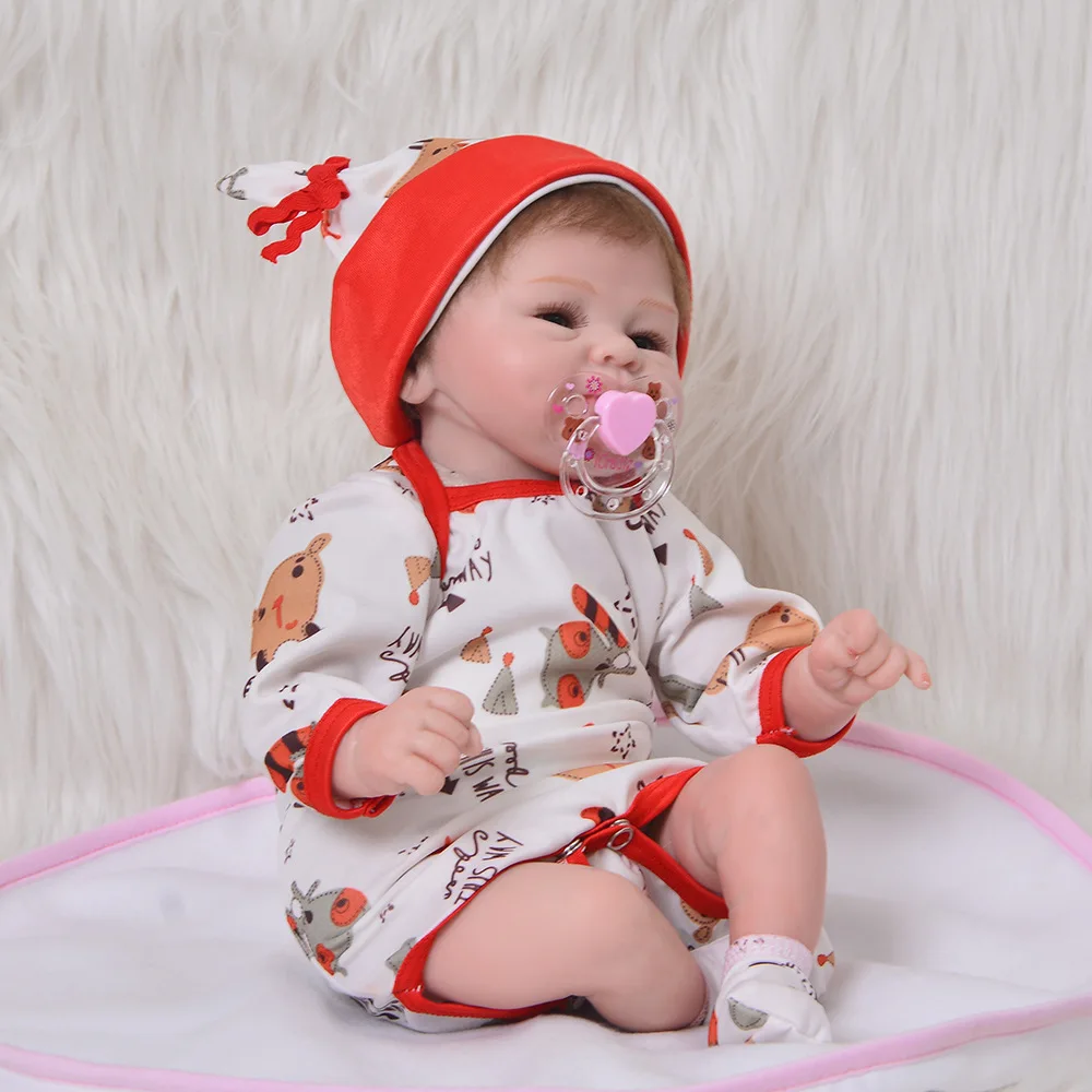 16&quot40cm reborn silicone baby dolls lanka hot sale handmade smile bonecas delicate Handmade DIY Xmas Gifts | Игрушки и хобби