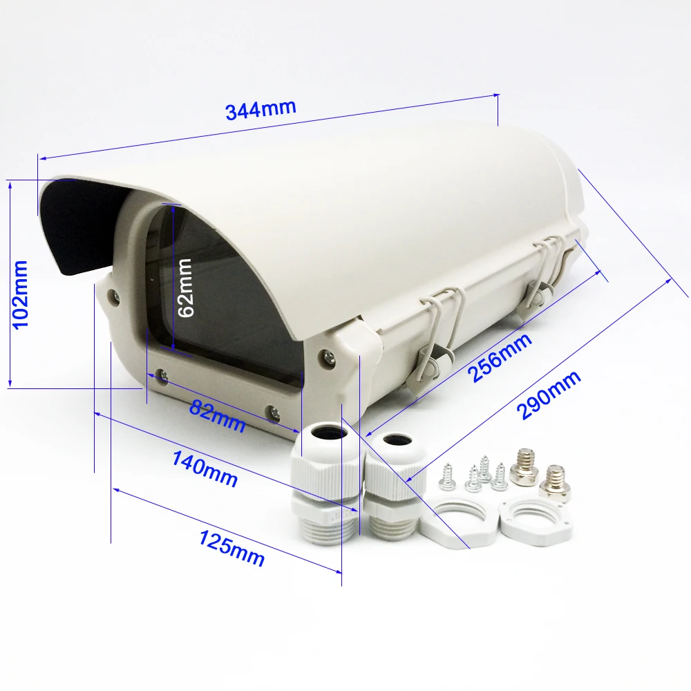Аксессуары для наружного видеонаблюдения 256*125*102 мм|cctv camera housing|camera housingcamera outdoor