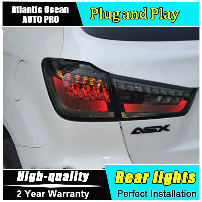 A &amp T Автомобильный Стайлинг для Mitsubishi ASX задние фонари 2013-2015 светодиодные лампы