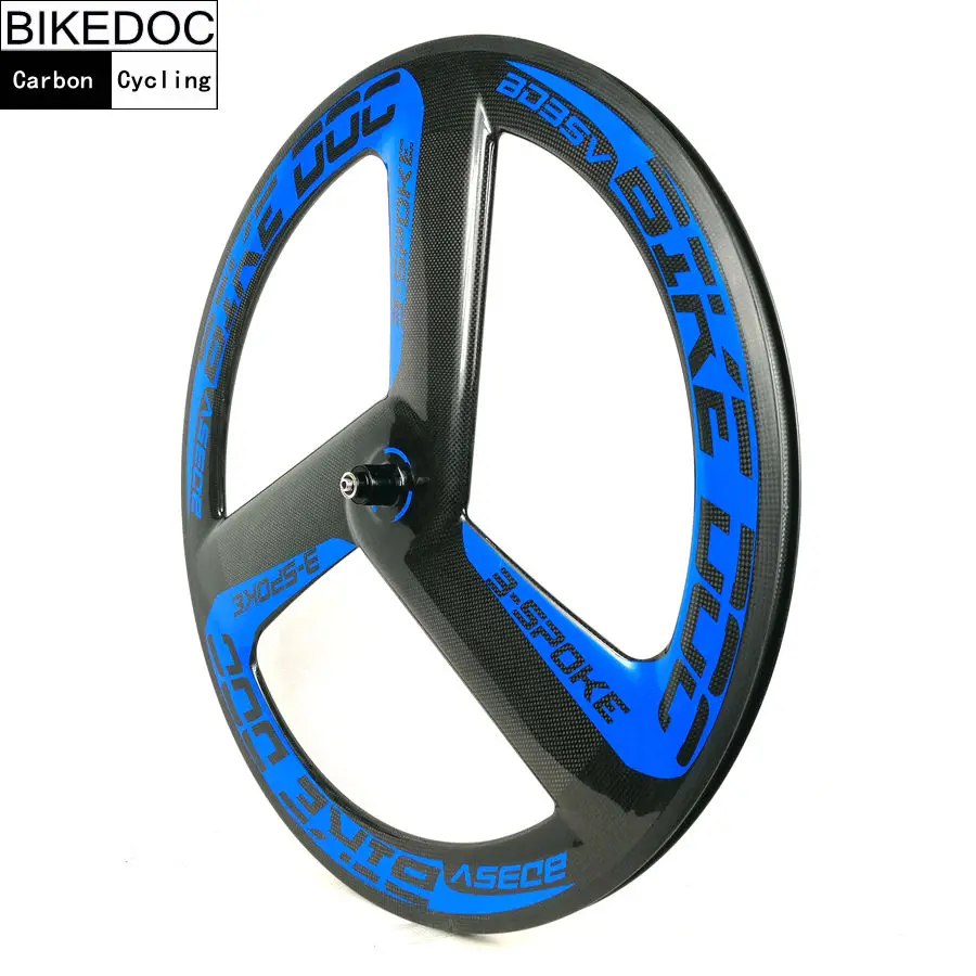 BIKEDOC Bicicleta Carbon 3 спицевое колесо 700c Фиксированное переключения передач Toray 700