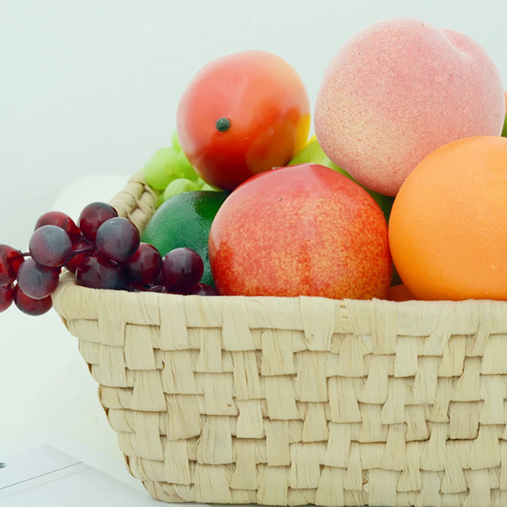 Artificial Fruit Simulation Set Fake Lifelike Mango Orange Apple Home Kitchen Cabinet Decoration Real Touch Fruits 4 | Дом и сад