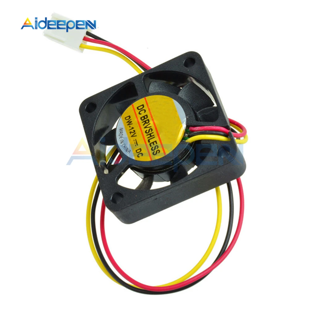 3Pin DC 12V Охлаждающие вентиляторы для ноутбуков кулер компьютера черный радиатор