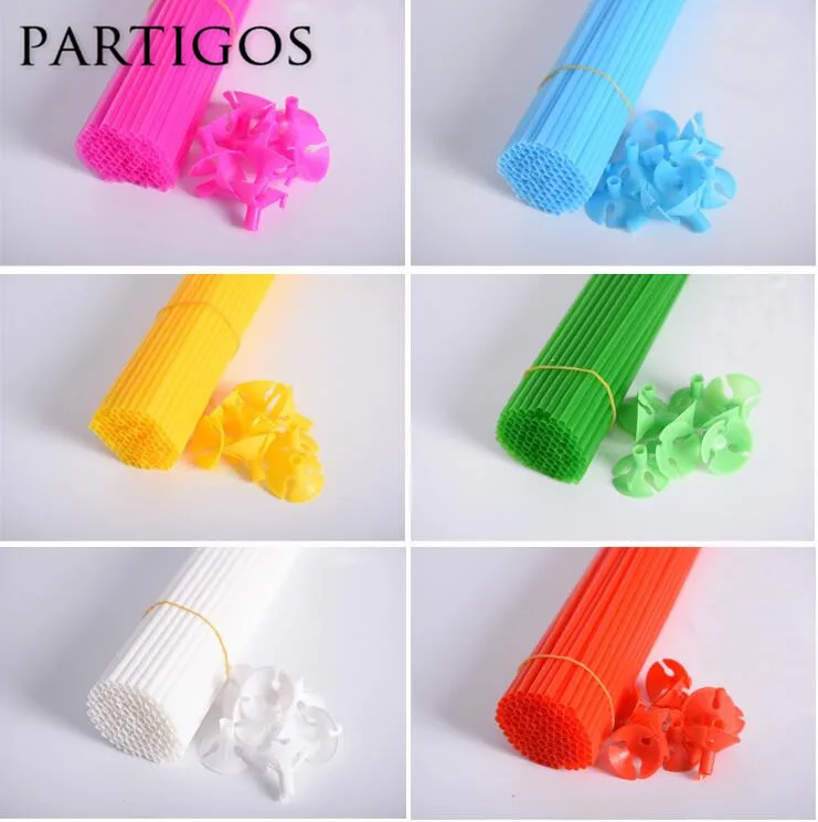 Латексные палочки для воздушных шаров 20 компл./лот пластиковые аксессуары 40 см