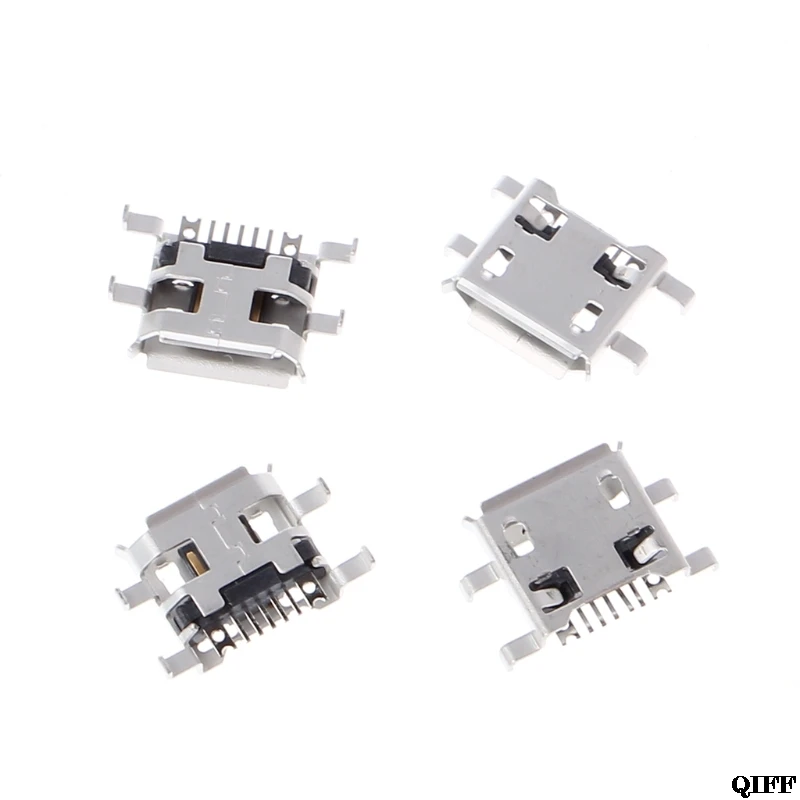 10 шт. Micro USB Type B гнездовой разъем 5Pin 0 72 мм для зарядки телефона планшета