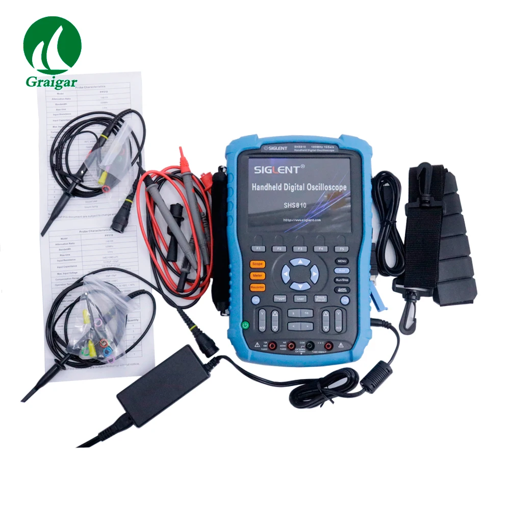 

Высокопроизводительный Портативный цифровой осциллограф SIGLENT SHS810 Высокоточный мультиметр