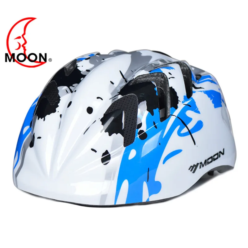MOON Cute Kids Helmet Hot out Mold с принтом граффити Безопасная езда/Оборудование для катания