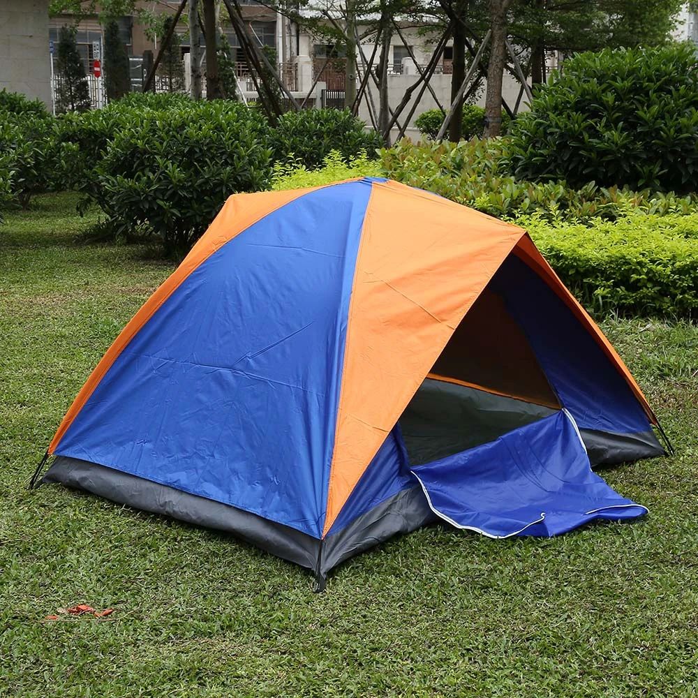 Два Человека Палатки Кемпинга Открытый кемпинга Комплект Полюс Стеклоткани Воды