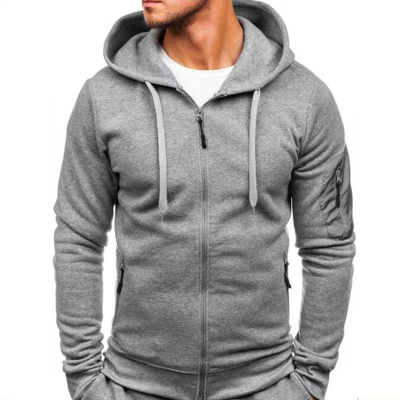 Мужская спортивная одежда комплект из 2 предметов модный теплый спортивный