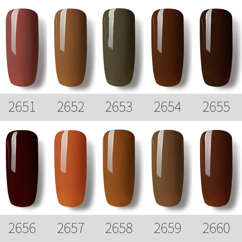 ROSALIND кофейные цвета 7 мл Гель-лак для ногтей УФ-лак/светодиодный светильник