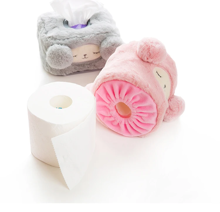 Автомобильный держатель tissue box boite a mouchor papel higienico divertido porta guardanapo Милая туалетная бумага Япония стиль плюшевые съемные