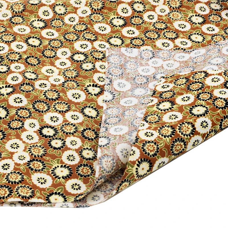 2017 10 шт. роскошный коричневый хлопок поплин Ткань Жир Квартал Комплект одежда