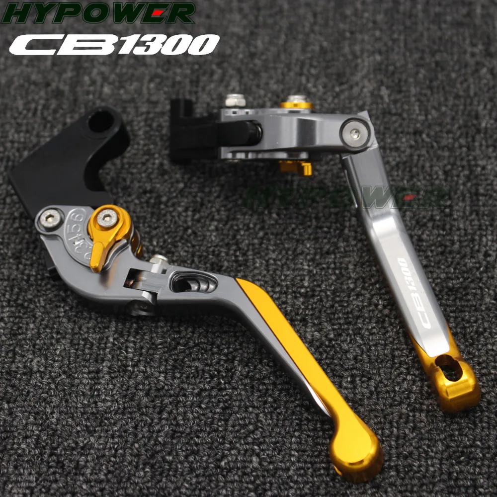 Лазерный Логотип CB1300 CNC Складные Выдвижные рычаги тормозной муфты для мотоцикла