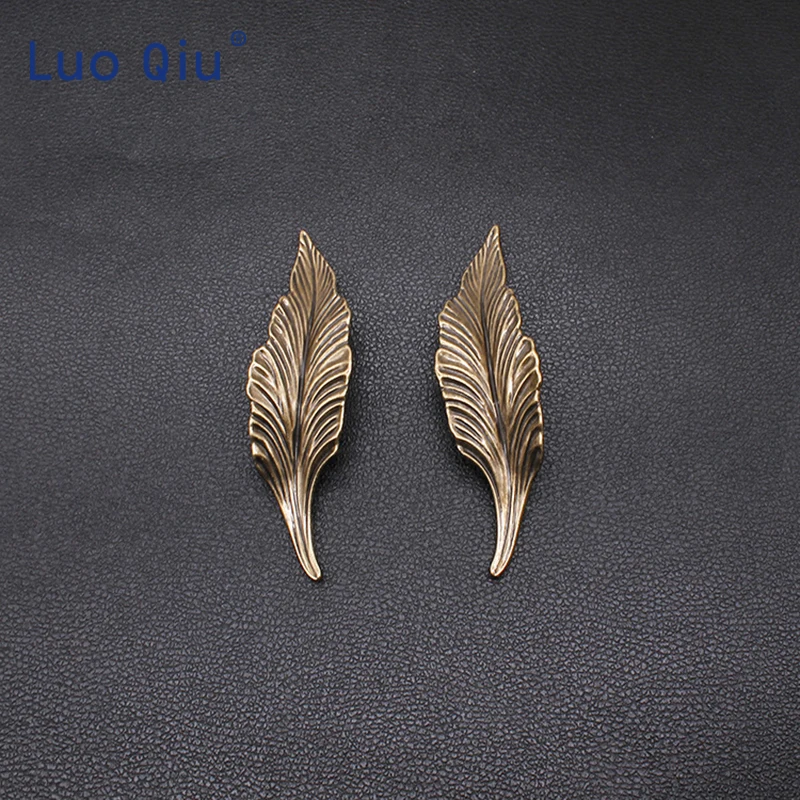 Многофункциональная маленькая ручка европейский стиль антикварные листья шкаф