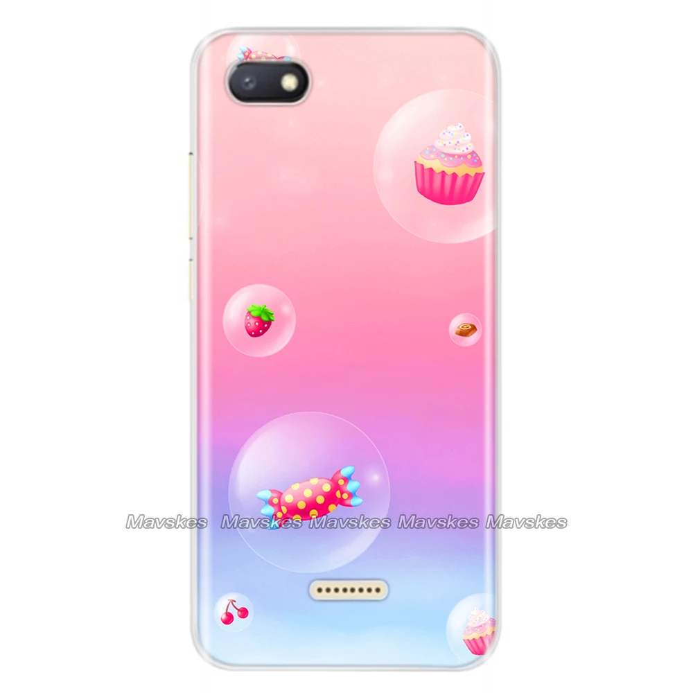 52 Силиконовый чехол для Xiaomi Redmi 6A 5,4", милый чехол из ТПУ для Xiaomi redmi 6 redmi6a redmi 6 pro, чехол, чехол, бампер для телефона - Цвет: 52
