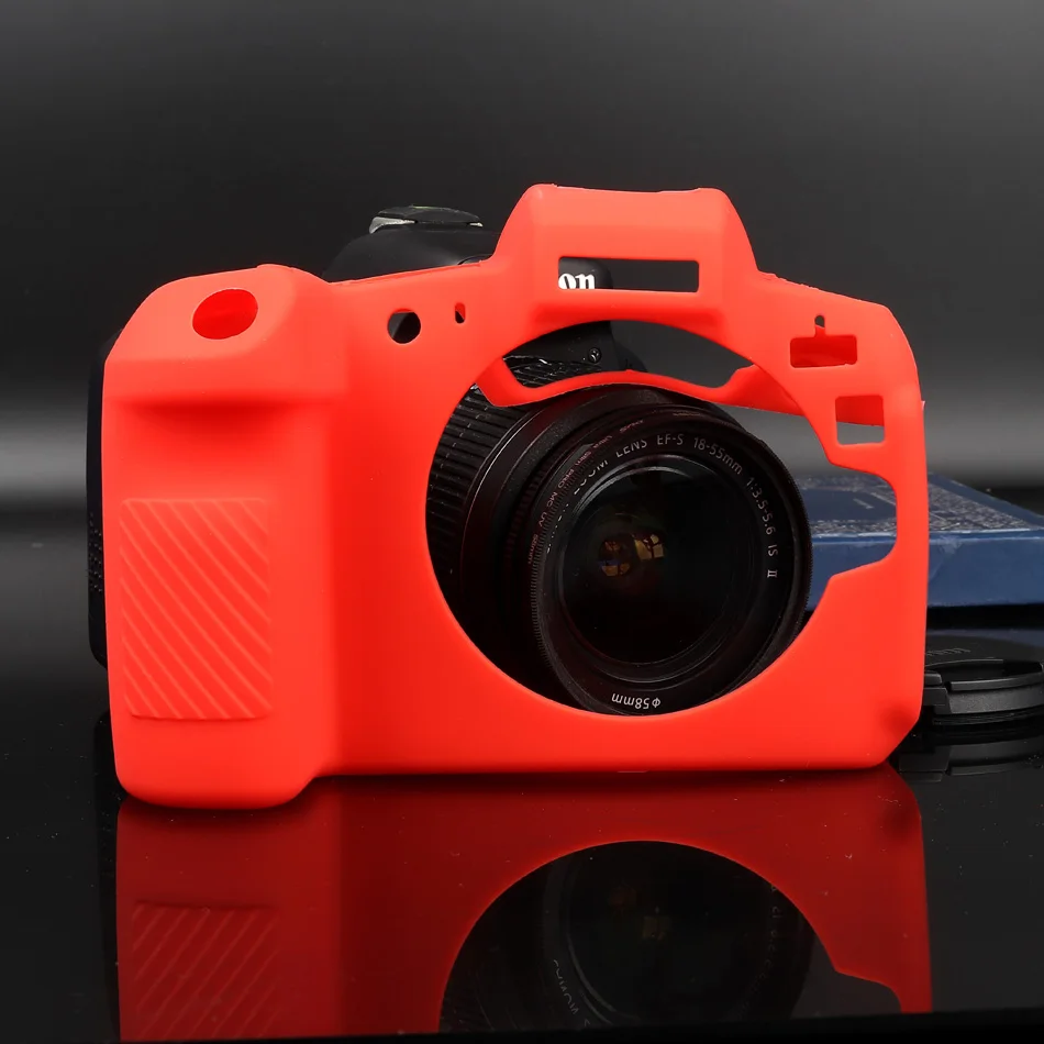 Силиконовая кожа брони чехол для DSLR камеры Защитная сумка Canon EOS R M3 M10 M100 M6 5DSR 5D3 6D 5D4