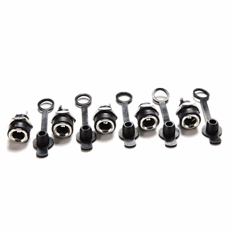 

10 шт., водонепроницаемый разъем питания постоянного тока, 3 А, 5,5 x мм