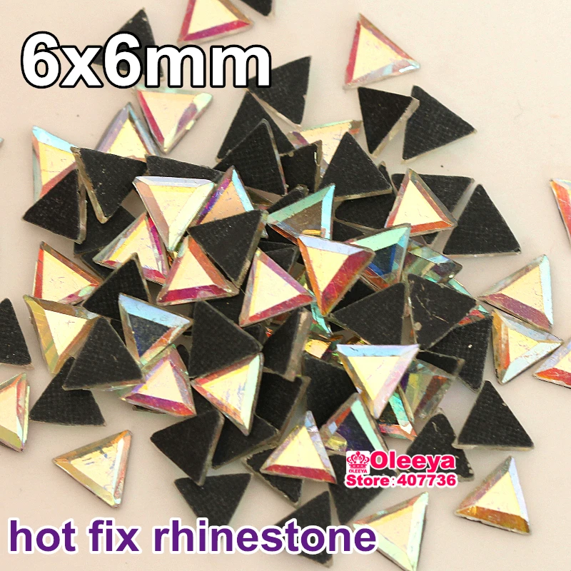 Стразы с тремя углами стразы DMC горячей фиксацией со стразами кристаллами AB