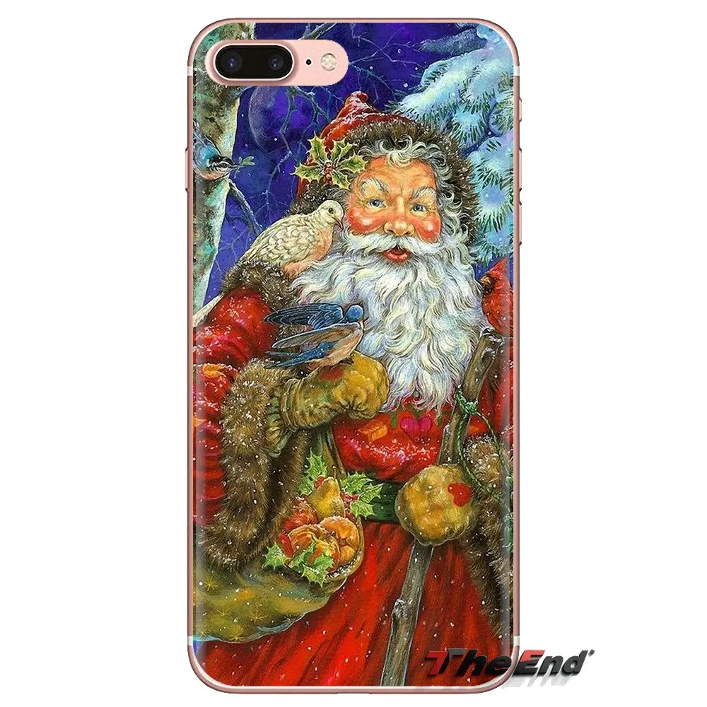 Счастливого Рождества Санта Клаус Снеговик телефон корпус чехол для Samsung Galaxy S3 S4