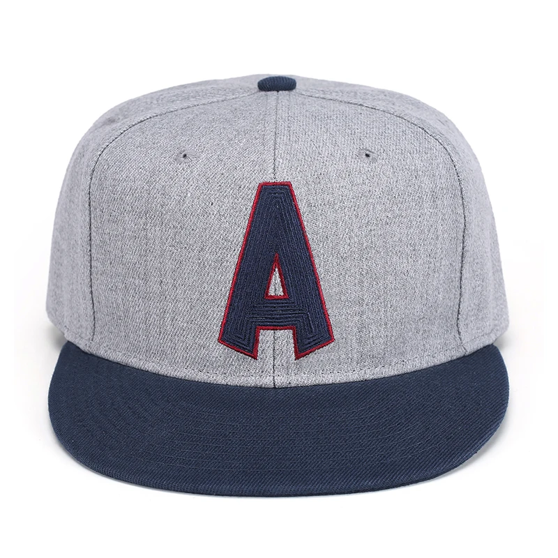 Новинка осени 2017 кепки с плоскими полями 6 панелей серые хип-хоп мужские и женские