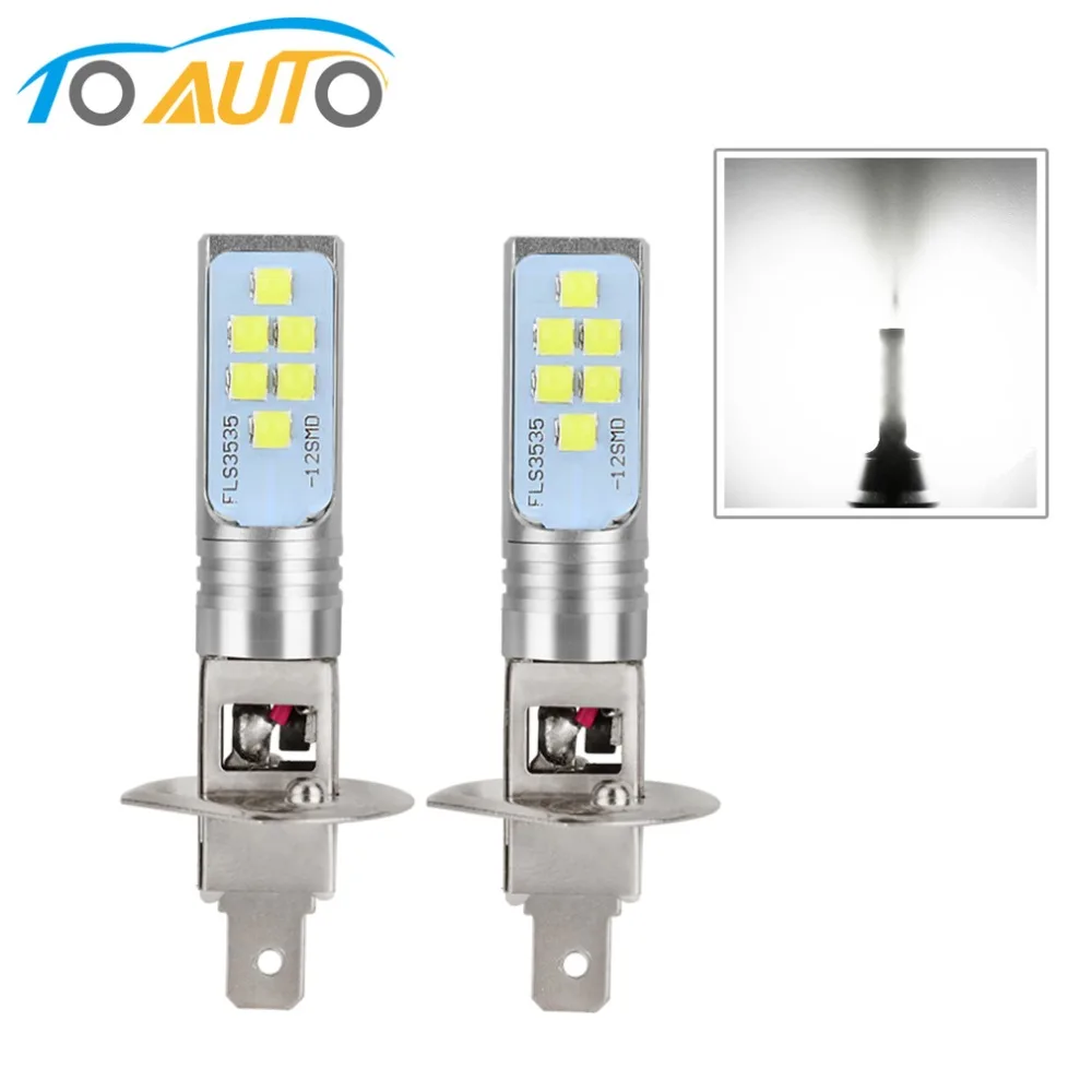 2 шт. Автомобильные светодиодные лампы H1 H3 6000 лм к|Передние LED-фары для авто| |