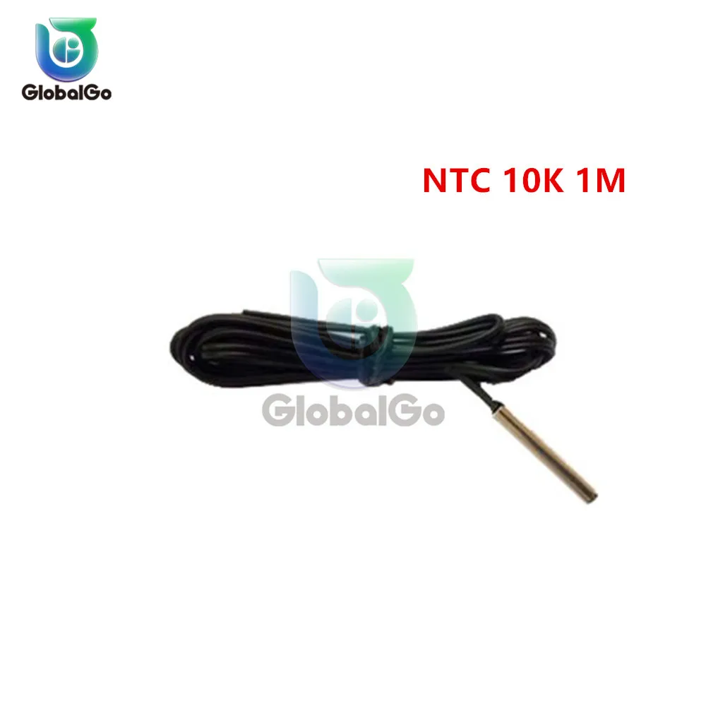 NTC 10K 1M W3230 светодиодный цифровой термостат для контроля температуры AC/DC 12в AC 110в 220в 20A Мини светодиодный дисплей термостата водонепроницаемый зонд - Цвет: NTC 10K 1M