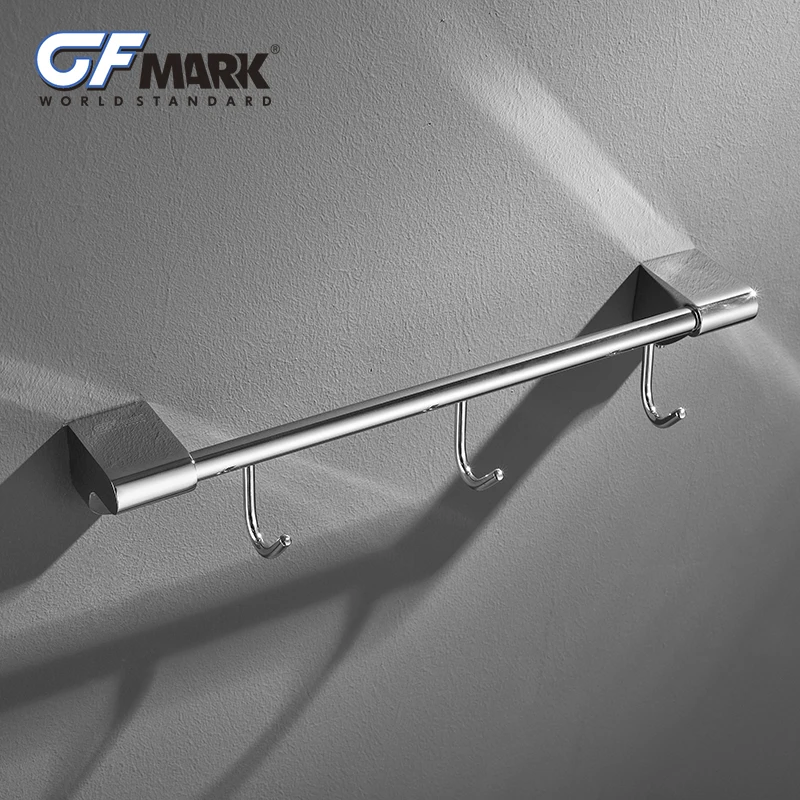 GFmark 3/4/5/настенный крючок хромированный держатель для полотенец вешалка одежды
