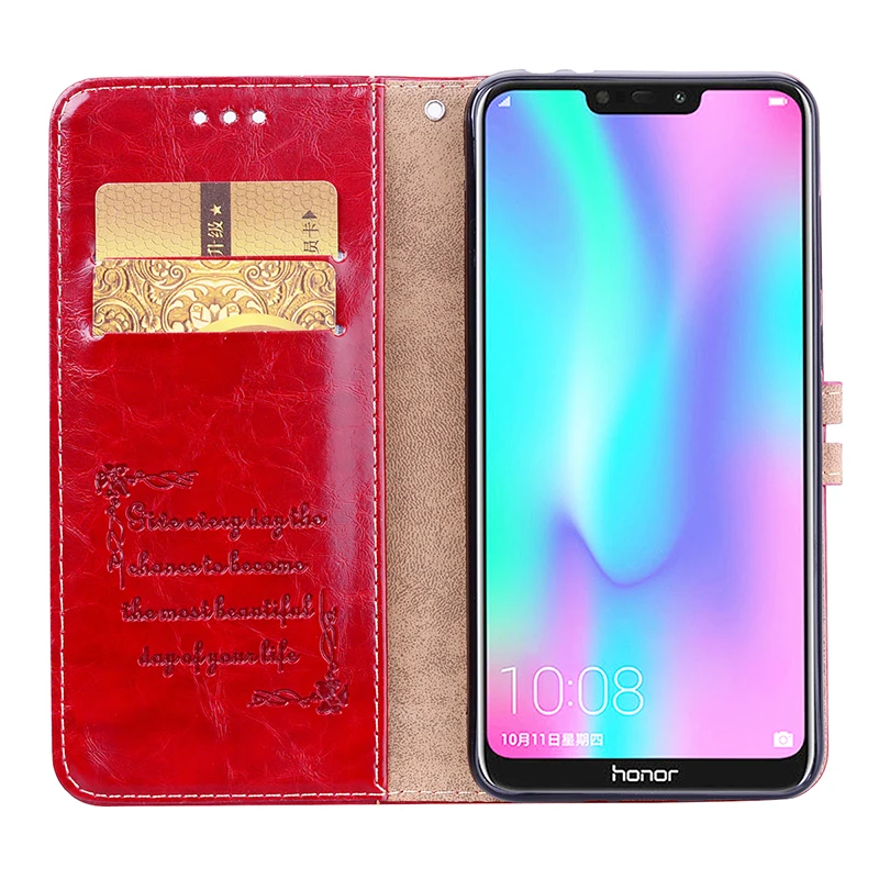 Чехол бумажник с откидной крышкой для Huawei Honor 8X 8C 7X 7A 7C 6X 6A 5C Pro чехол Laehter