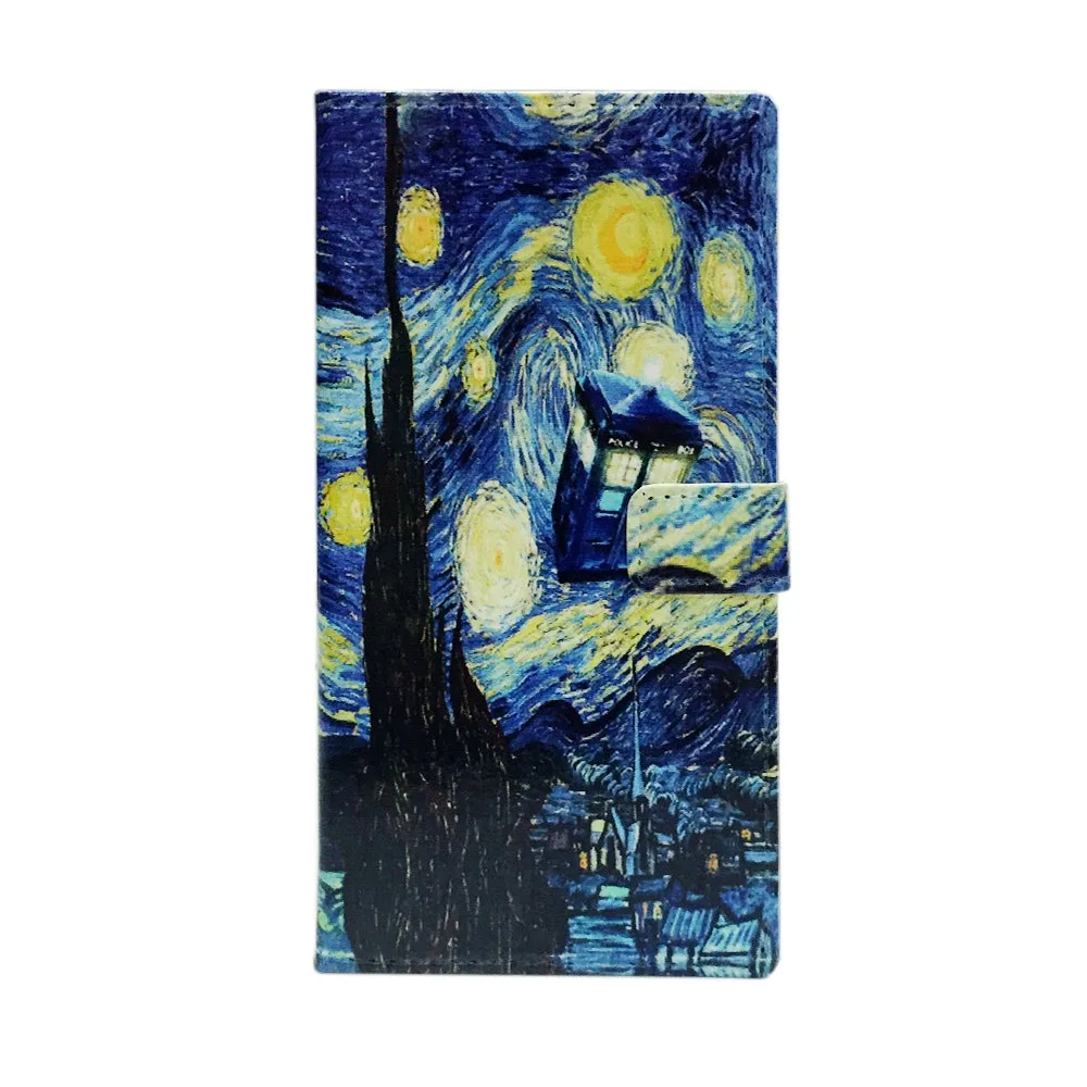 Luxury Retro Painting PU Leather cases Bag For iPhone 7 7Plus 6 6S Plus 5 5S SE wallet case Flip Bracket Mobile Phone cover | Мобильные