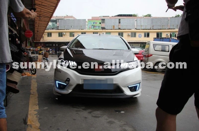 Для HONDA Fit Jazz светодиодный налобный фонарь Angel Eyes 2015 год для Mustang Style JC|eye make up sticker|eye